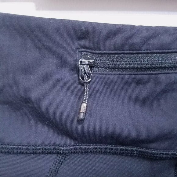 Lululemon Pace Rival Luxtreme Crop Leggings Size 6 Small Pants Black Skinny - Picture 5 of 16